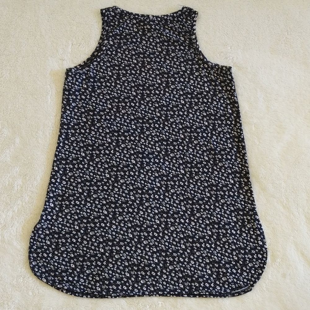 Jo & Co Jeans👖Navy Floral💐 Tank Top - NWT - Picture 2 of 11